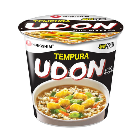 Nongshim Tempura Udon Style Instant Ramyun Noodle Cup with Soup Mix, Microwaveable, 2.64 OZ (Pack of 6)
