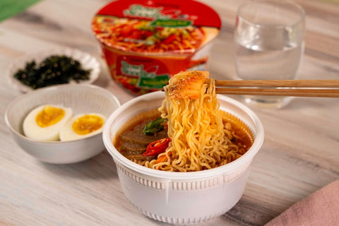 Nongshim Ramen Noodles, Gourmet Instant Ramen bowl, Premium Microwavable Noodle Soup, Kimchi, 3.03 Ounce (Pack of 1)