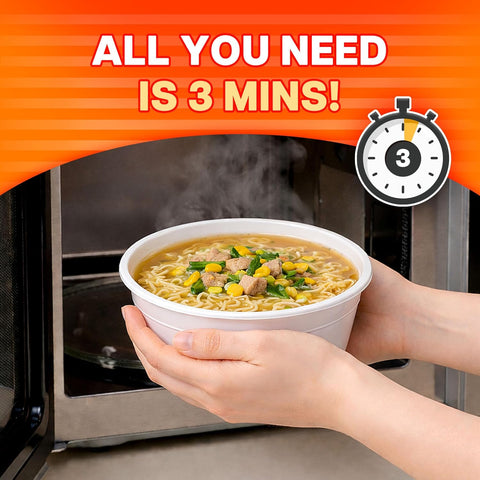 Nongshim Savory Chicken Noodle Soup Instant Ramen, 12 Pack, Microwaveable Bowl Soup Mix, Korean Ramyun with Cabbage & Carrots, Sabor a Pollo